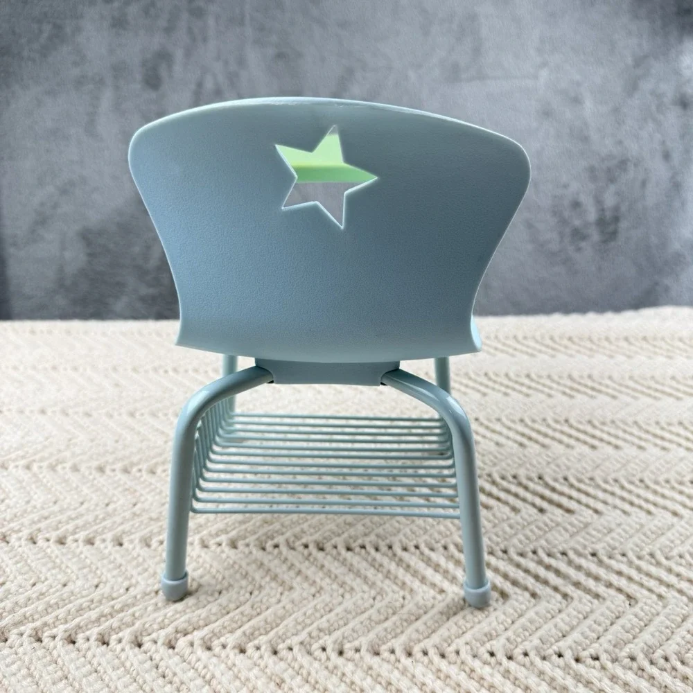 American Girl Doll School Desk Blue and Green 18‎ Inch Doll School Play